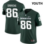 Youth Michigan State Spartans NCAA #86 Aubrey Dawkins Green NIL 2022 Authentic Nike Stitched College Football Jersey UT32P86PQ